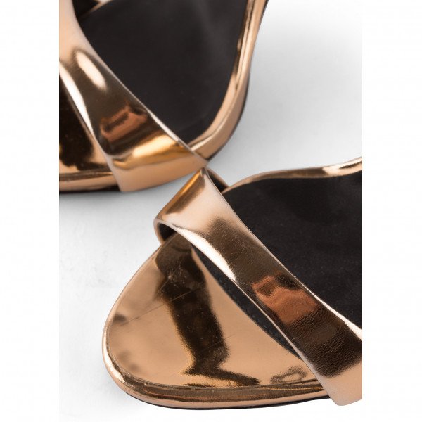 Giuseppe Zanotti Tania Cutout Metallic Heeled Sandals