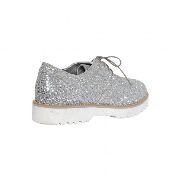 Hogan Glitter Oxford Flats