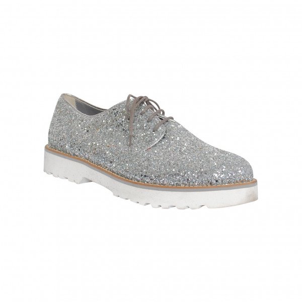 Hogan Glitter Oxford Flats