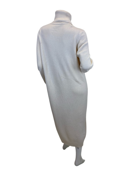 Max Mara Turtleneck Knit Dress - Neutral