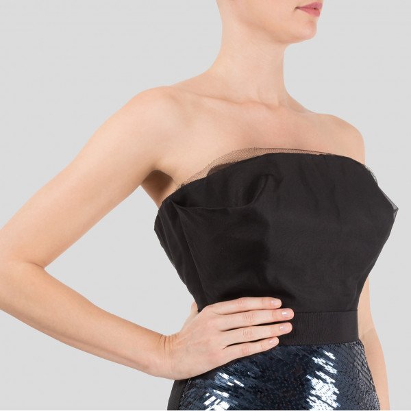 Victoria Beckham Strapless Cocktail Dress