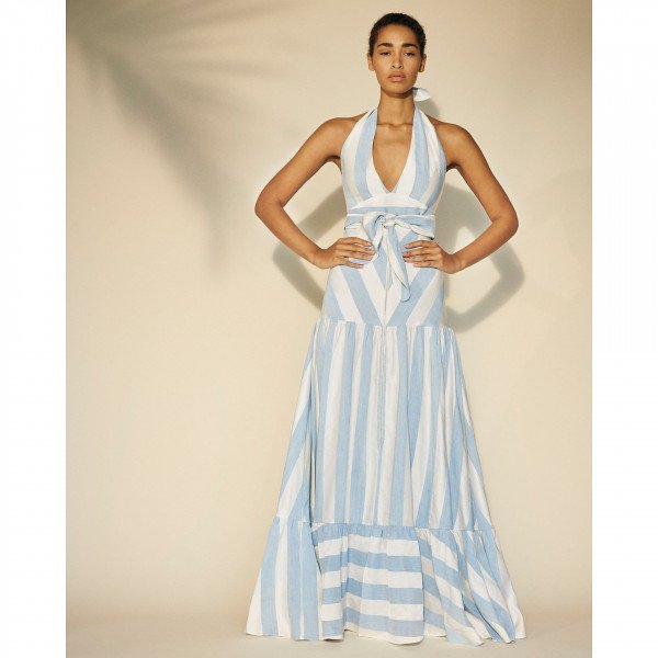 Paper London Marianne Striped Maxi Skirt