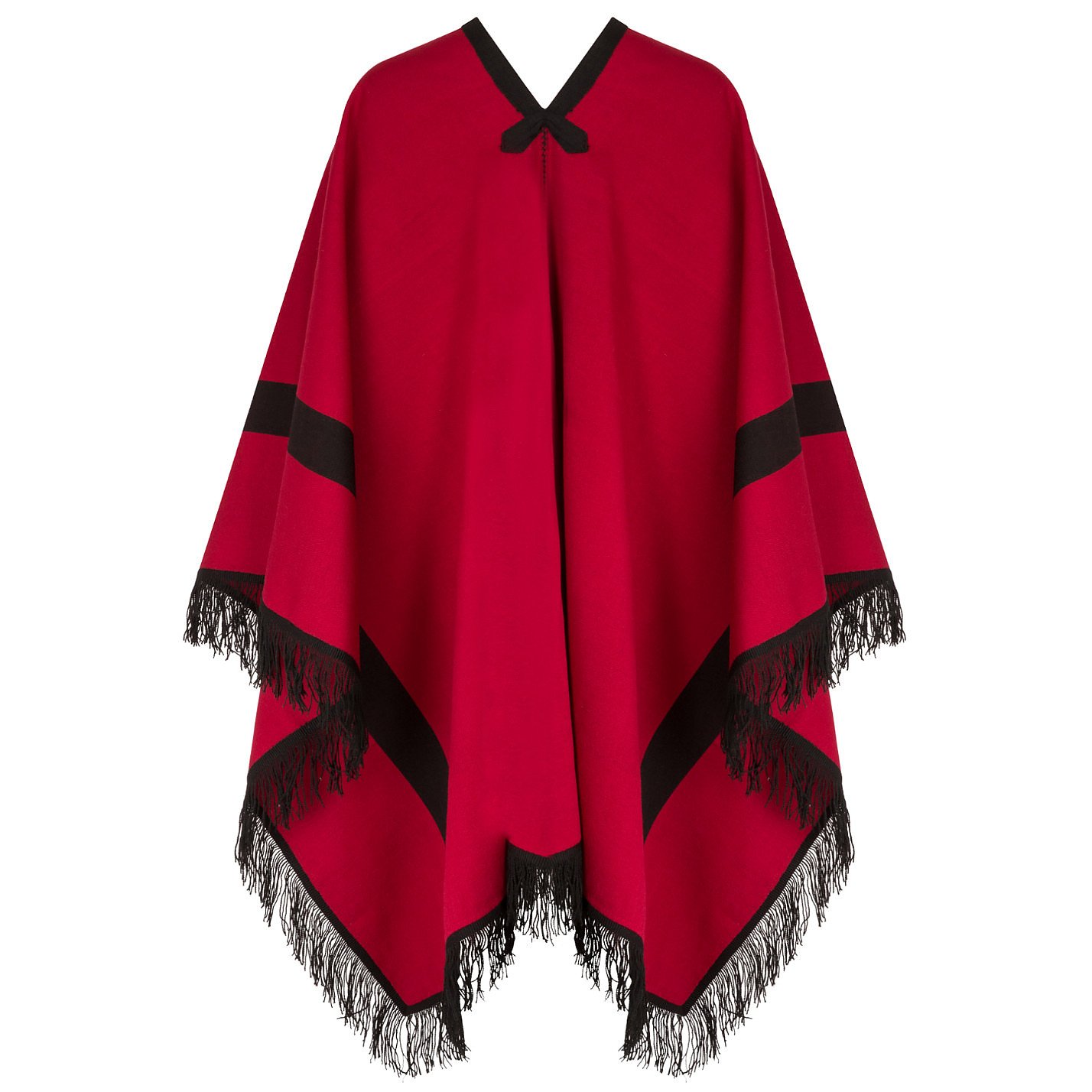 Vintage Couture Fringed Poncho