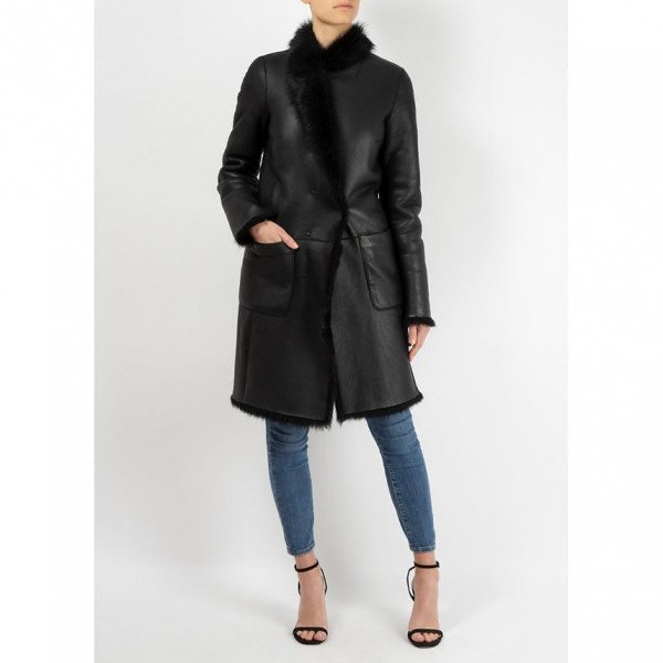Joseph Reversible Leather Coat
