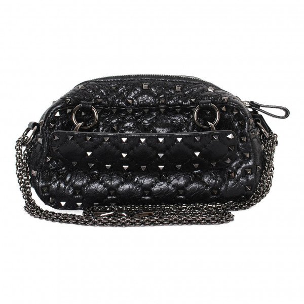 Valentino black studded hot sale crossbody bag