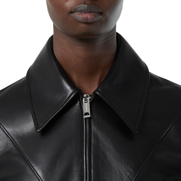 Burberry Lambskin Cropped Jacket