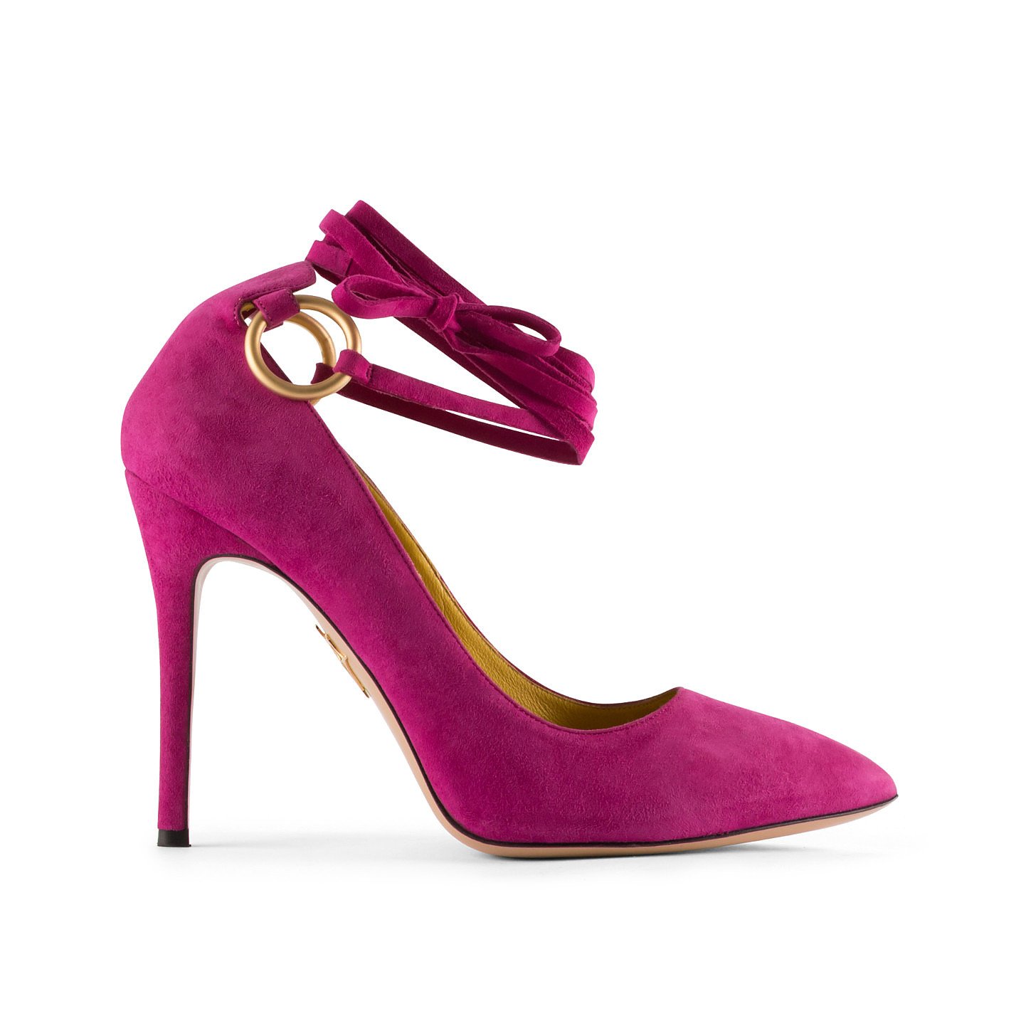 Charlotte Olympia Sabine Suede Wrap Pumps