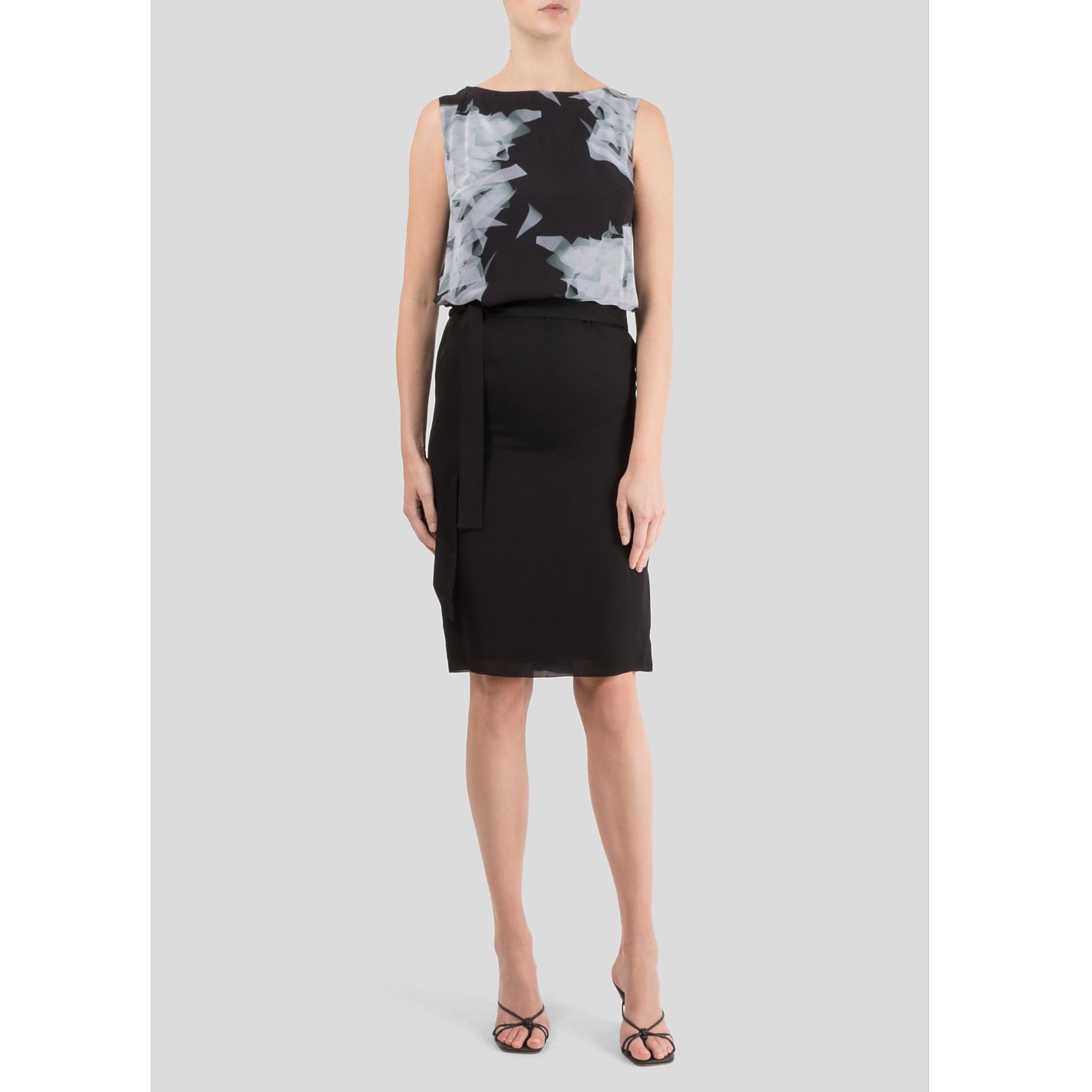 Victoria Beckham Printed Knee Length Dress