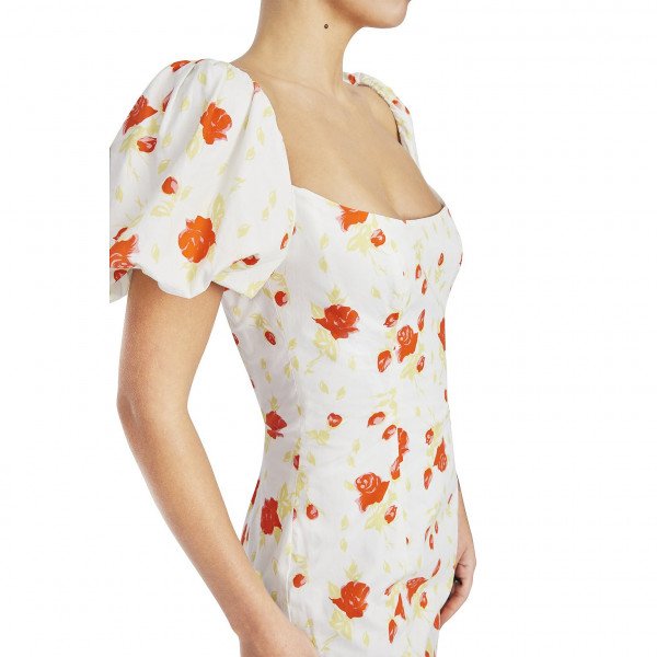 De La Vali Koko Rose Cotton Mini Dress