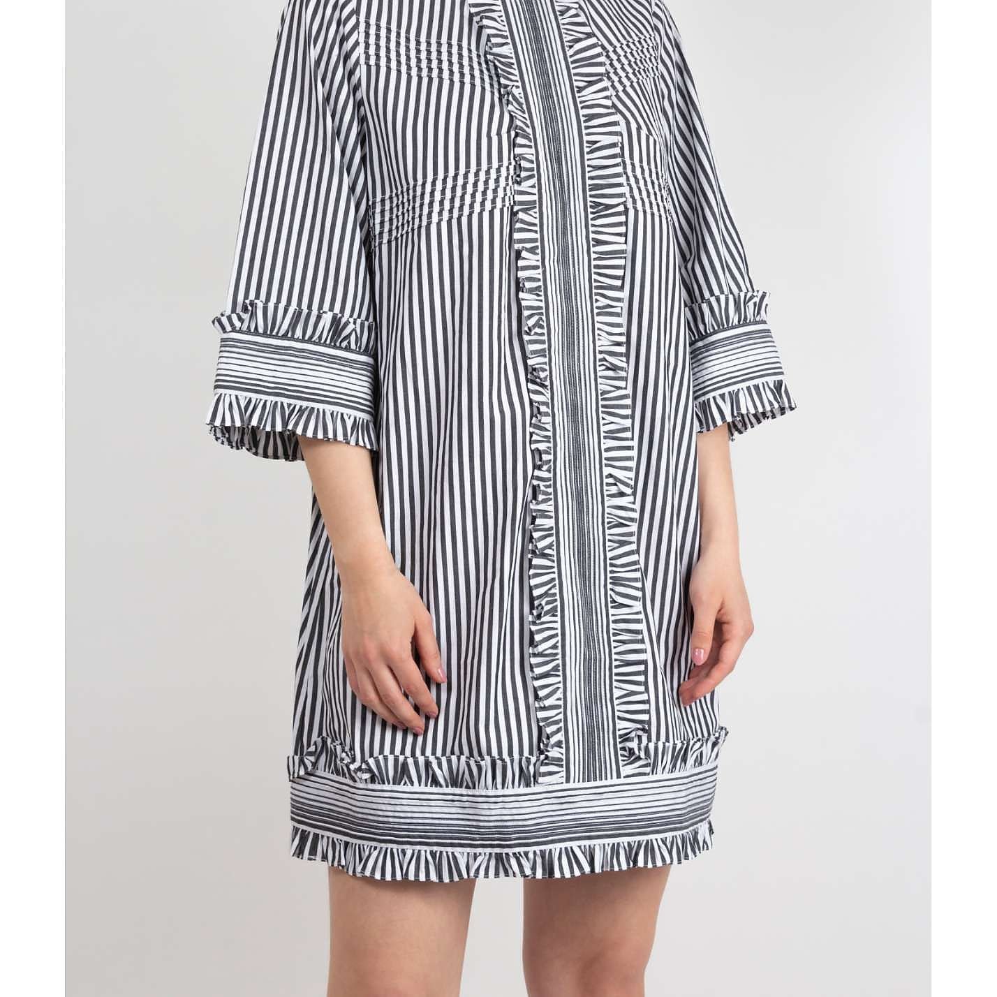 Manoush Tunic Dress with Ruffle Collar