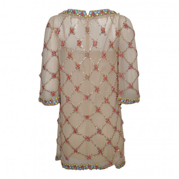Jenny Packham Embellished Tunic Dress