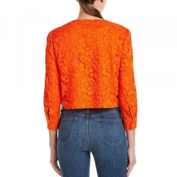 Sandro Cropped Lace Jacket