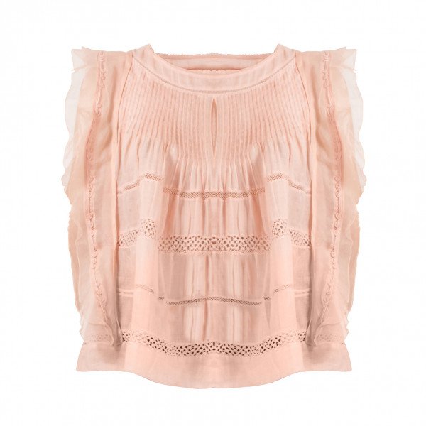 Isabel Marant factory silk top with rope tie