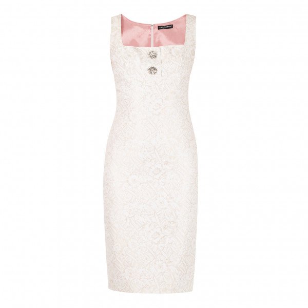 DOLCE & GABBANA Sleeveless Jacquard Dress