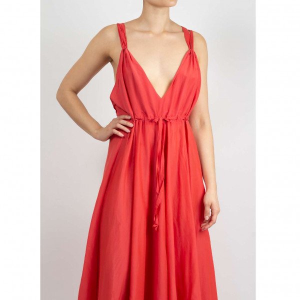 Kalita Drawstring Maxi Dress