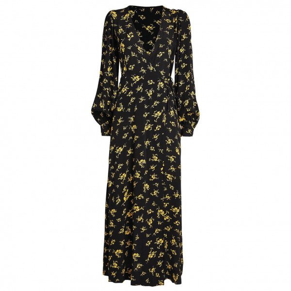 Ganni Floral Wrap Dress