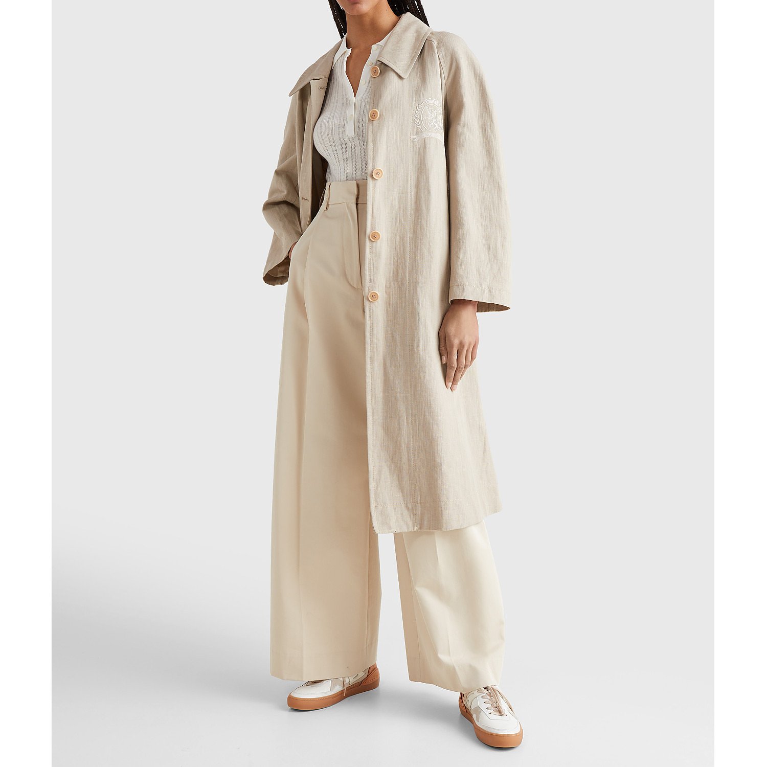 Tommy Hilfiger Crest Prep Relaxed Fit Chino Trench