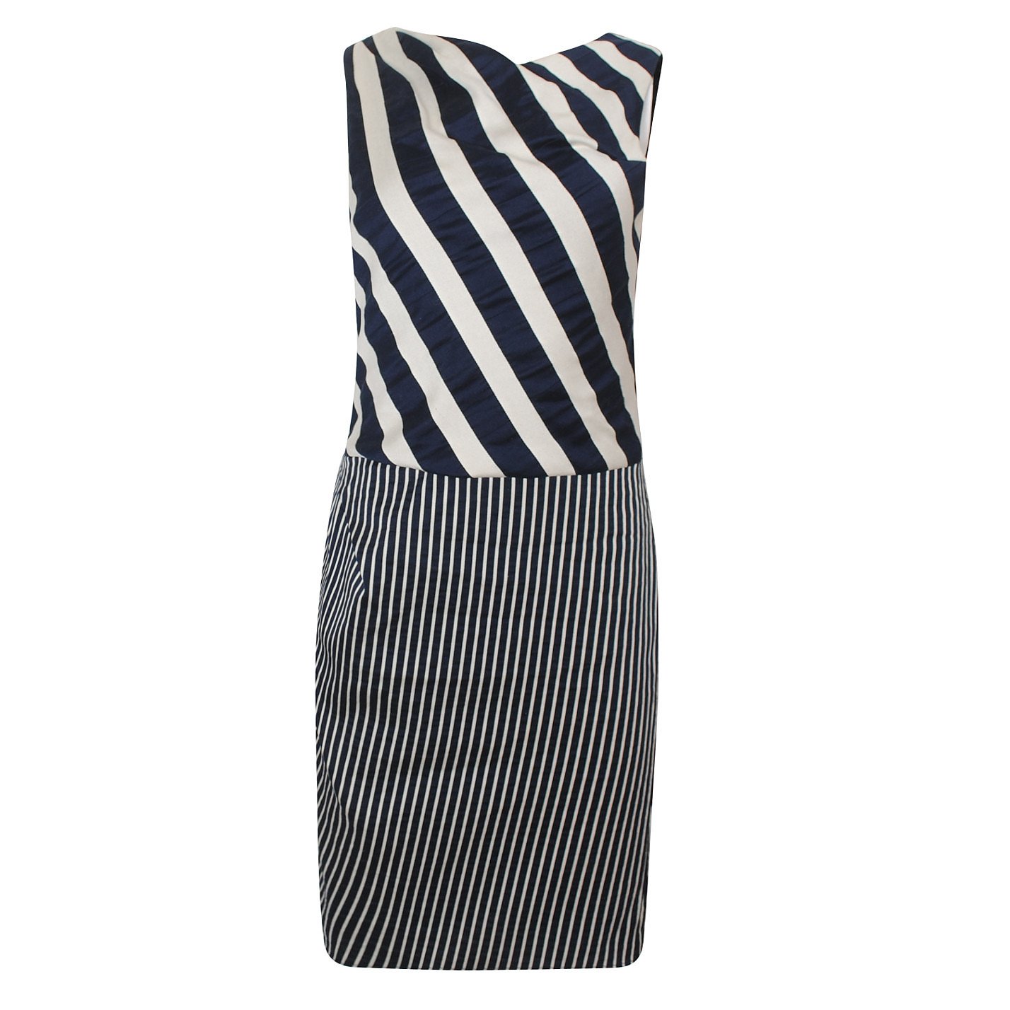Emporio Armani Striped Sleeveless Dress