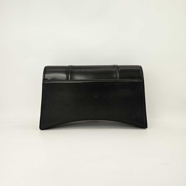 Balenciaga Hourglass Chain Bag in Black