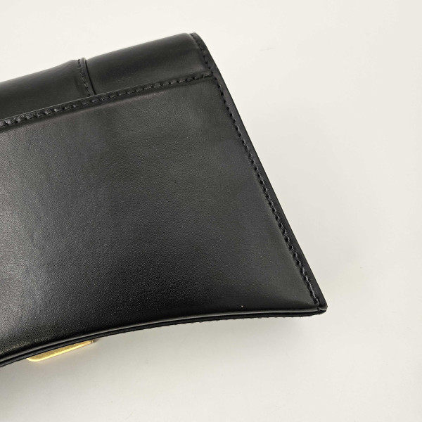 Balenciaga Hourglass Chain Bag in Black