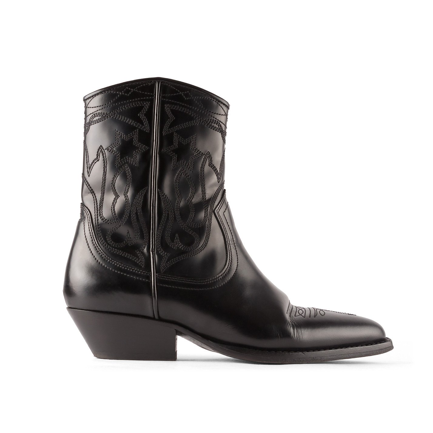 sandro black boots