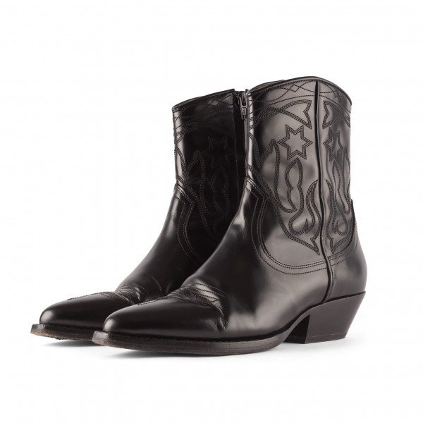 Sandro Cowboy Ankle Boots