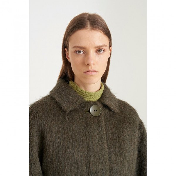 PORTS 1961 Wool Caped Trench Coat