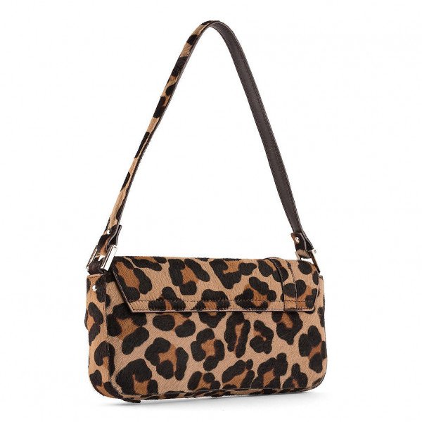 DOLCE & GABBANA Leopard Print Baguette Bag