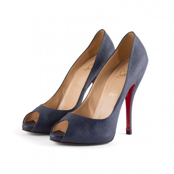 Christian Louboutin Very Prive Peep Toe Heels