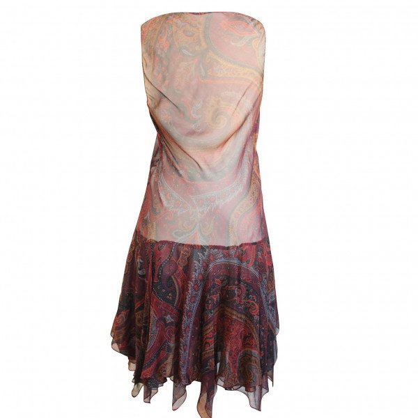 Ralph Lauren Mesh Paisley Dress