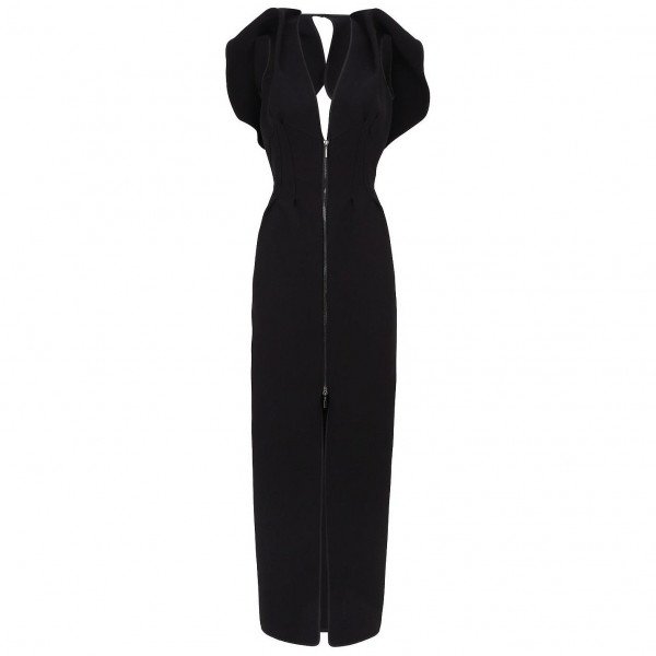 Maticevski Insecta Zip-Front Midi Dress