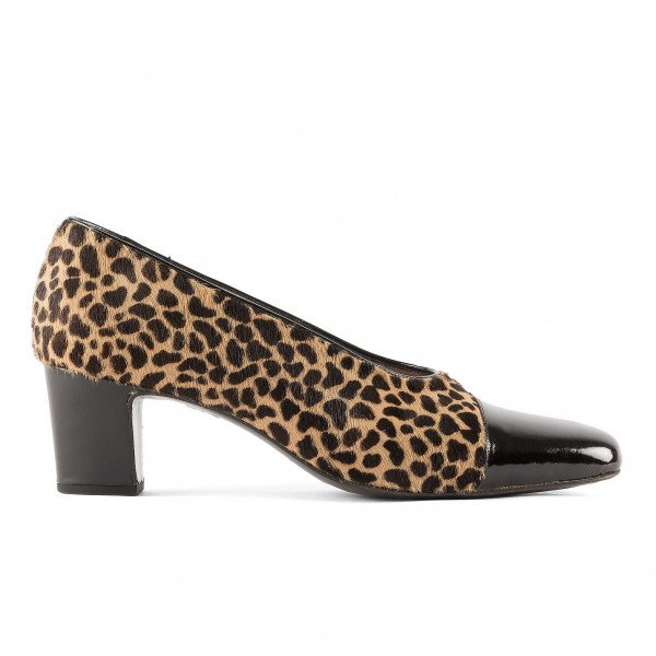 Sonia Rykiel Leopard Print & Patent Pumps