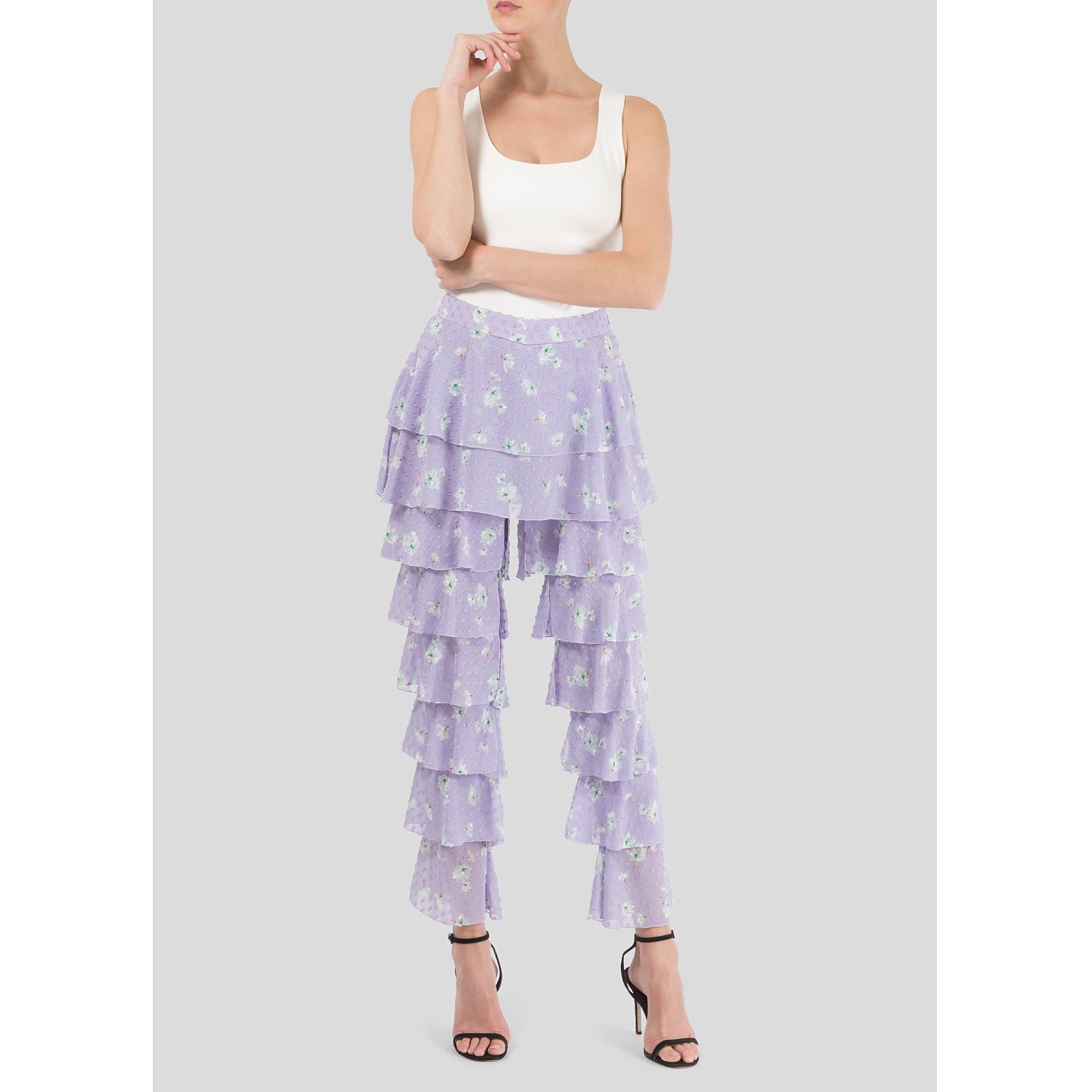 Starsica Printed Frill Trousers