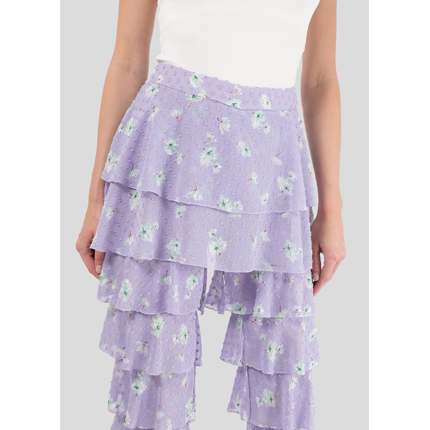 Starsica Printed Frill Trousers