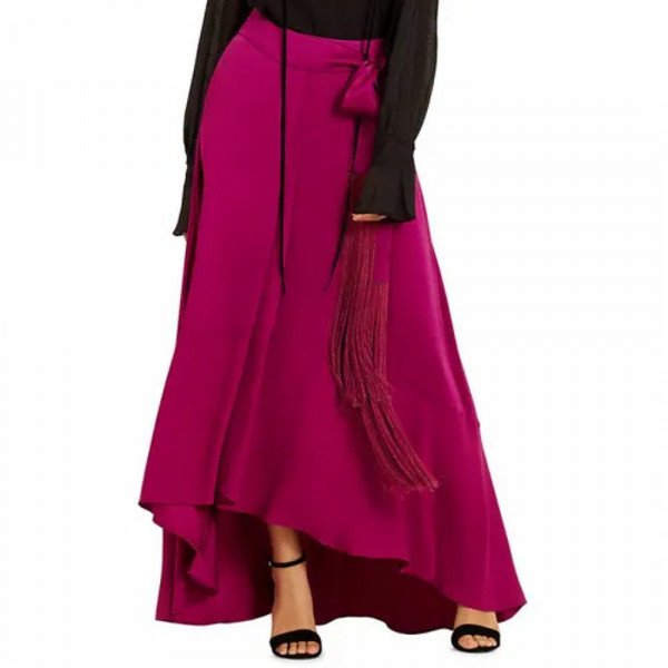 Amanda Wakeley Satin Wrap Skirt