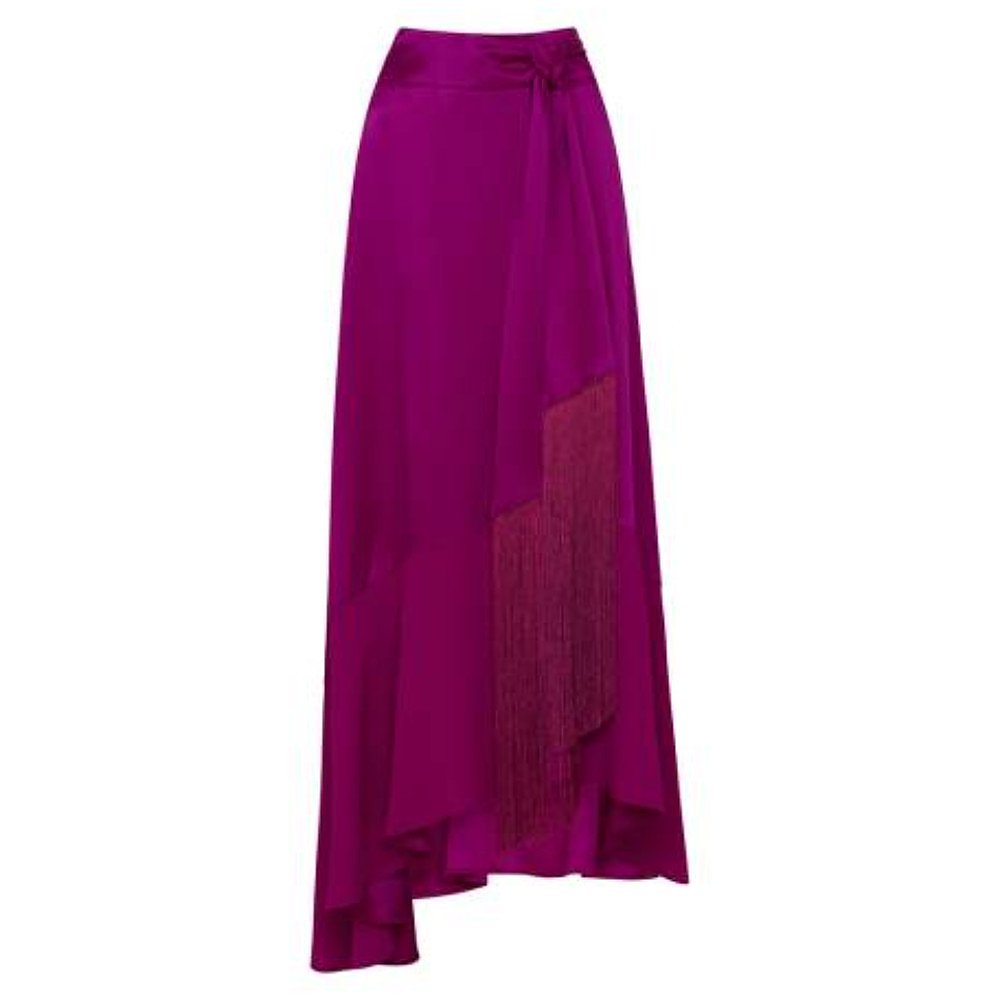 Amanda Wakeley Satin Wrap Skirt