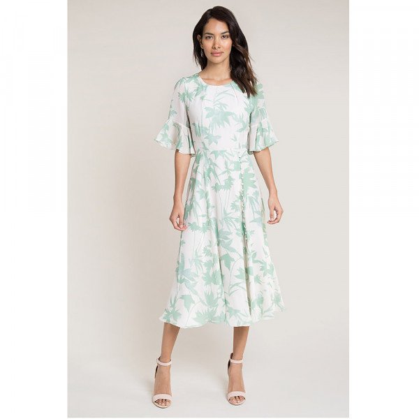 Beulah Shilpa Duck Egg Shadow Dress