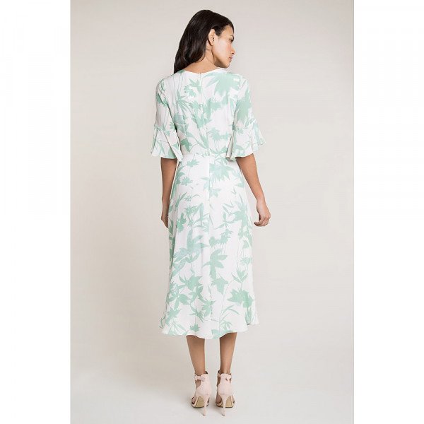 Beulah Shilpa Duck Egg Shadow Dress