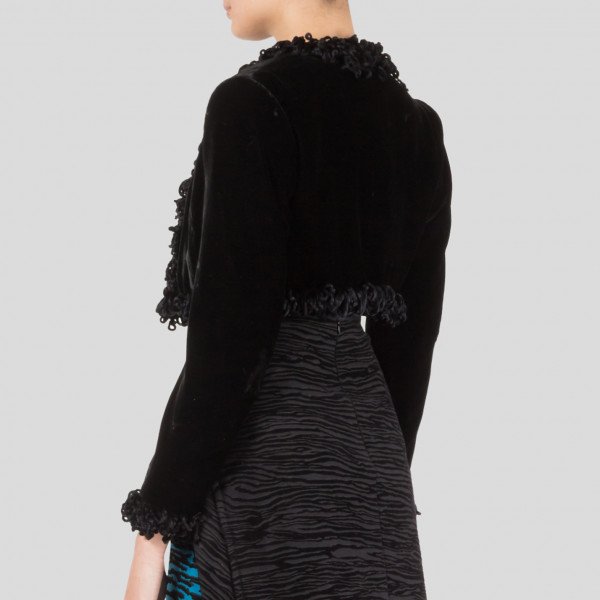 Oliver by Valentino Vintage Cropped Velvet Jacket