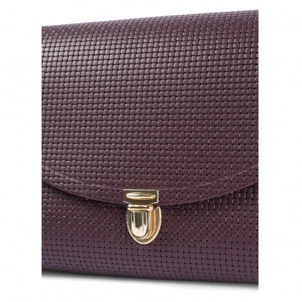 The Cambridge Satchel Company Damson Lattice Handbag