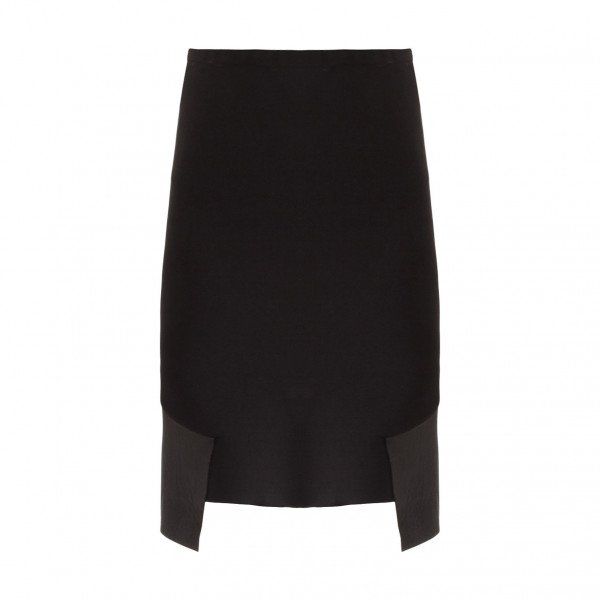 Dion lee leather midi clearance skirt