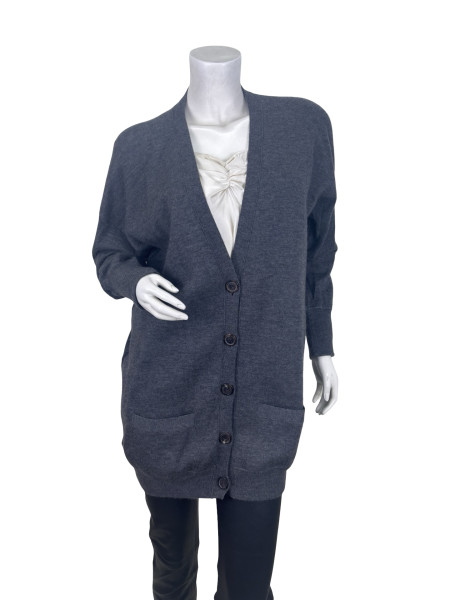 Chloé Wool-Cashmere V-Neck Cardigan