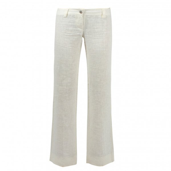 DOLCE & GABBANA Linen Bootleg Trousers