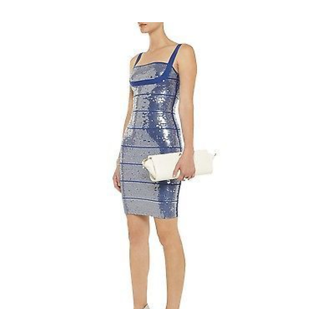 Herve Leger Katherine sequin Bandage Dress