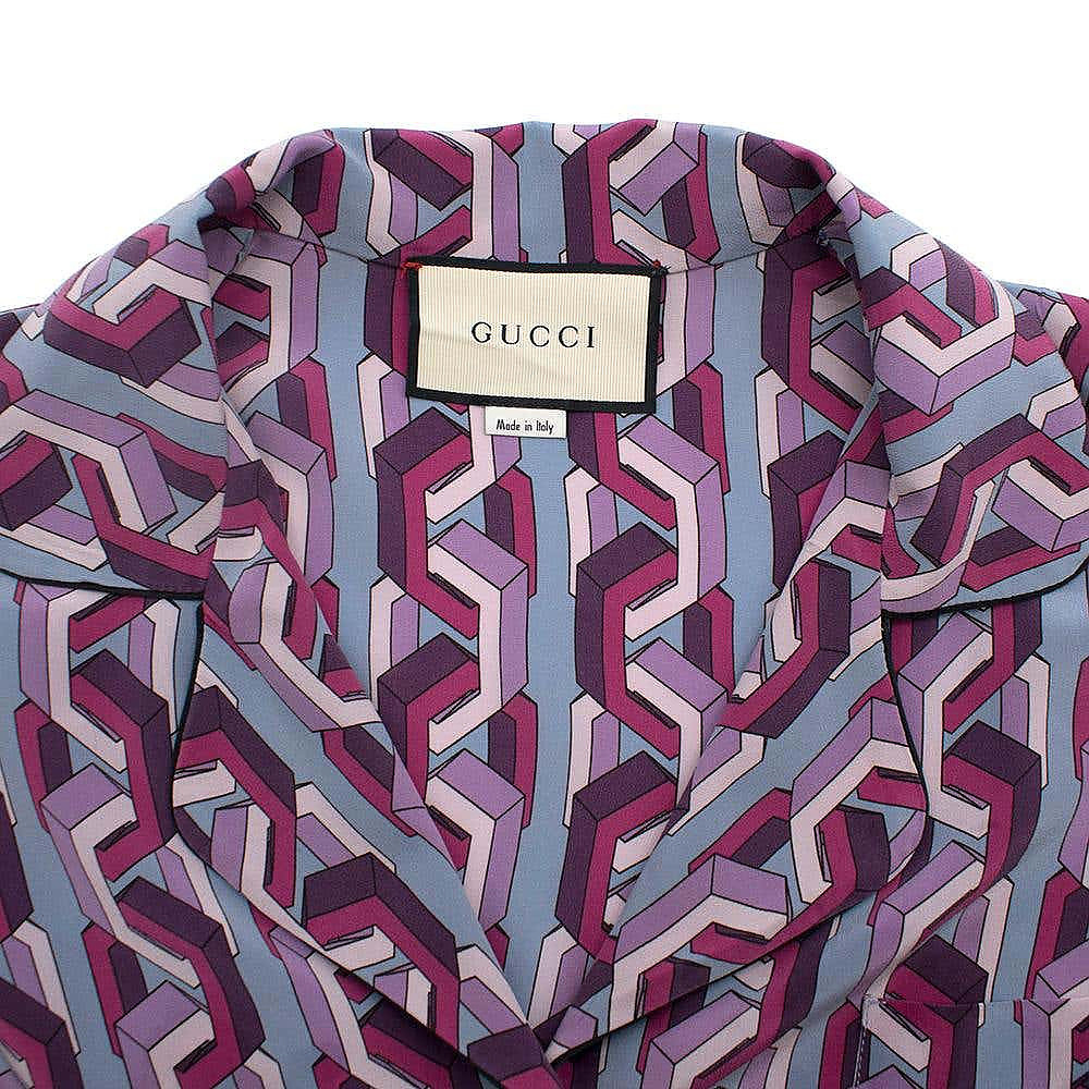 Gucci Printed Pyjama Top