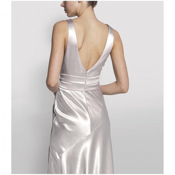 Galvan London Bella Satin Evening Gown