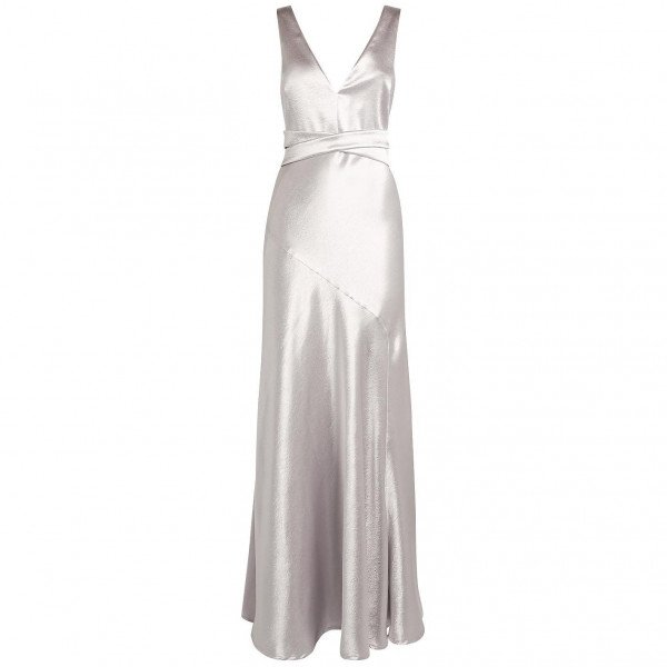 Galvan London Bella Satin Evening Gown
