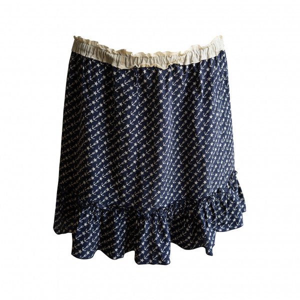 DOLCE & GABBANA Anchor Print Mini Skirt