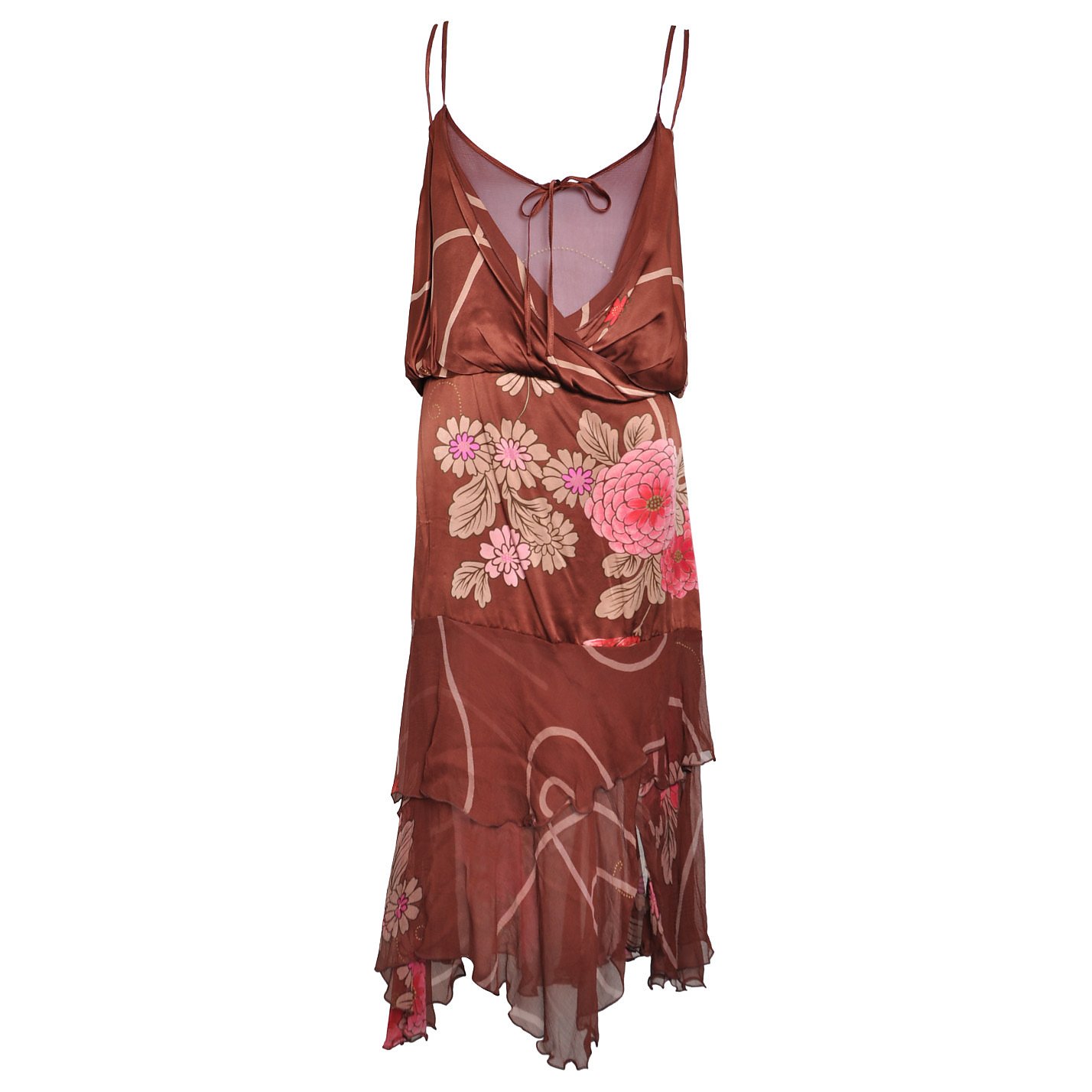 Ungaro Tiered Floral-Print Dress