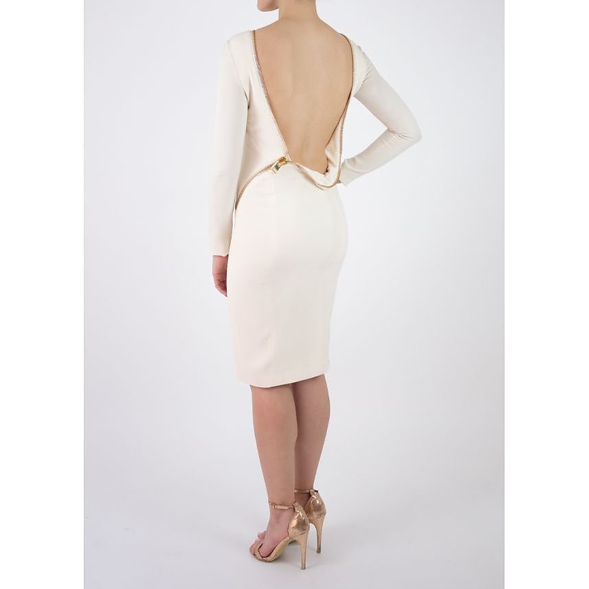 Tom Ford Open Back Zip Detail Dress